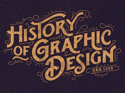 History Of Graphic Design By Christine Dupont On Dribbble