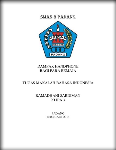 7 Contoh Cover Makalah Beserta Cara Mudah Membuatnya Yang Baik dan