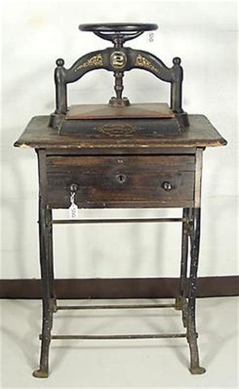 A discussion started in 1999 but continuing through 2018. Book Press; Pridmore, Automatic Screw Press, Cast Iron, 1 ...
