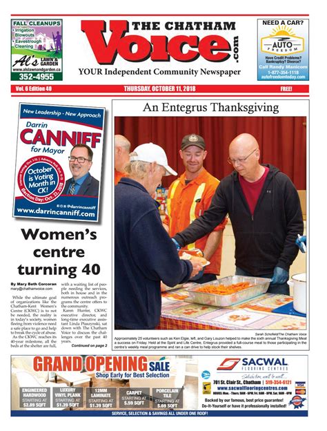 The Chatham Voice Oct 11 2018 By Chatham Voice Issuu