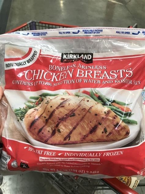 A thin layer of ice is formed on the outside of the chicken to keep prevent freezer burn. The Best Whole30 Costco Shopping List - The Clean Eating ...