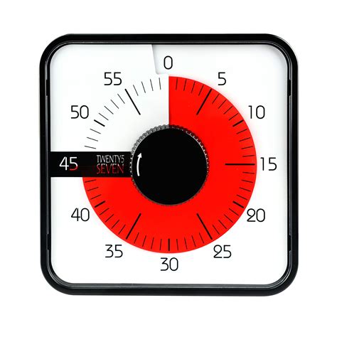 19CM Countdown Timer Large, Visual Timer, 60 Timer, 1 Hour Timer, Exam