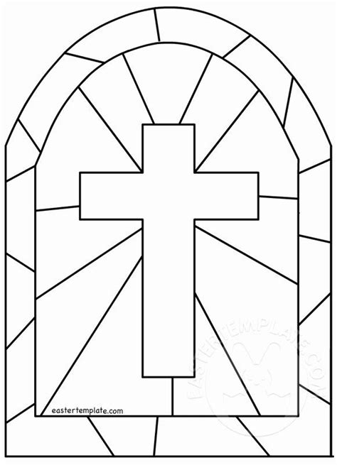 Free Printable Stained Glass Cross Patterns