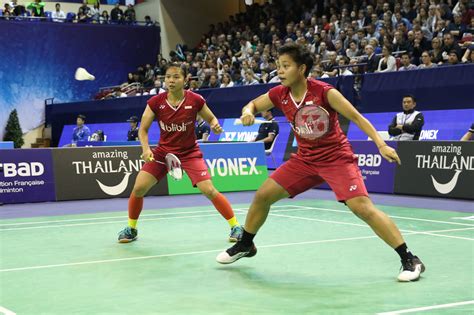 Women's doubles:indonesia's greysia polii & apriyani rahayu. Djarum Badminton: (French Open Superseries 2017) Jegal ...