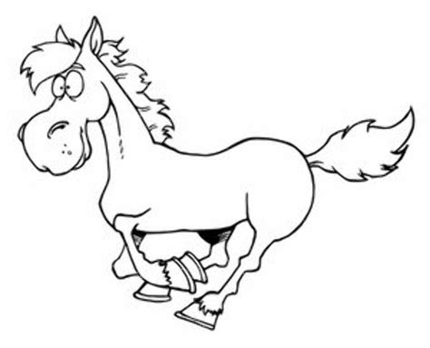 Download High Quality Horse Clipart Black And White Cartoon Transparent