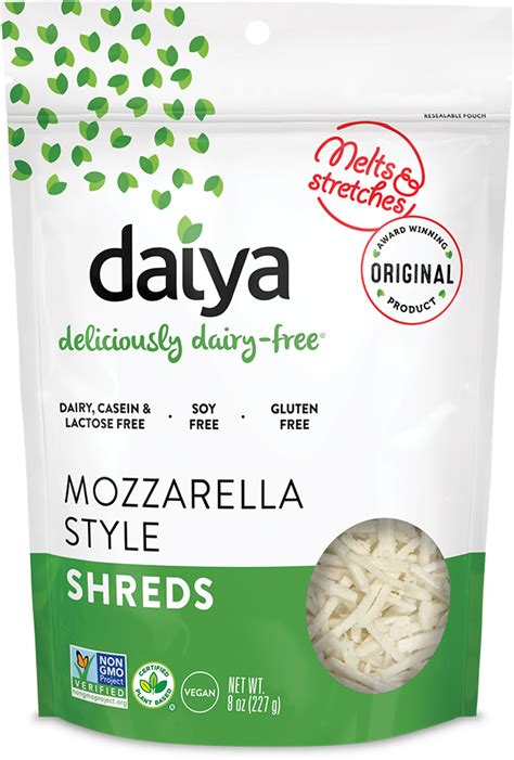 Plant Based Cheeze Shreds Daiya Foods Deliciously Dairy Free Food