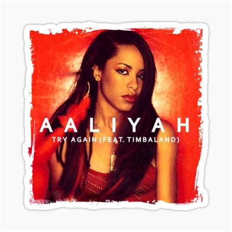 Aaliyah Vintage Sticker For Sale By Munchpoun Redbubble