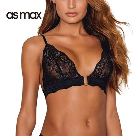 Asmax 2017 New Fashion Women Nets Bralettes Black Sexy Lace Push Up Underwear Soft Breathable