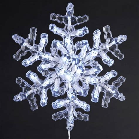 35 Ct 12 In Crystal Snowflake Lights Set Of 2