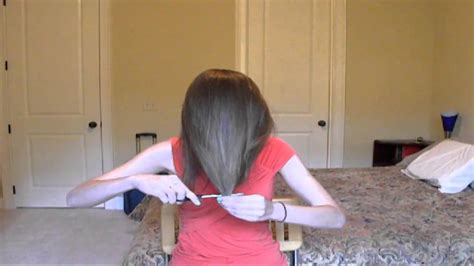 How To Cut Your Own Hair In Long Layers ~ Easy Hair Cut