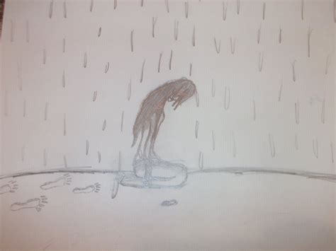 Girl Crying In The Rain By Fictionlover987 On Deviantart