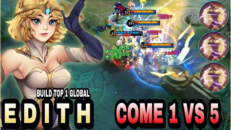 Edith Best Build 2023 Unlimited Damage Build Top 1 Global Edith