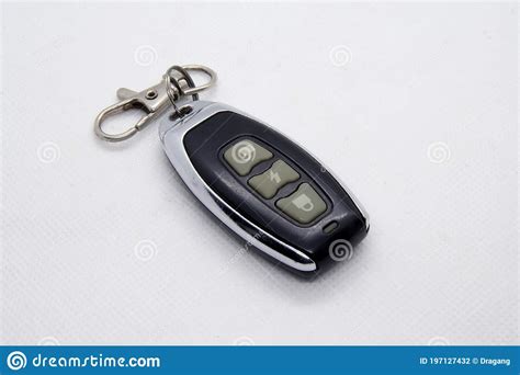 Car Remote Key Automobile Remote Control Key Chain Stock Photo