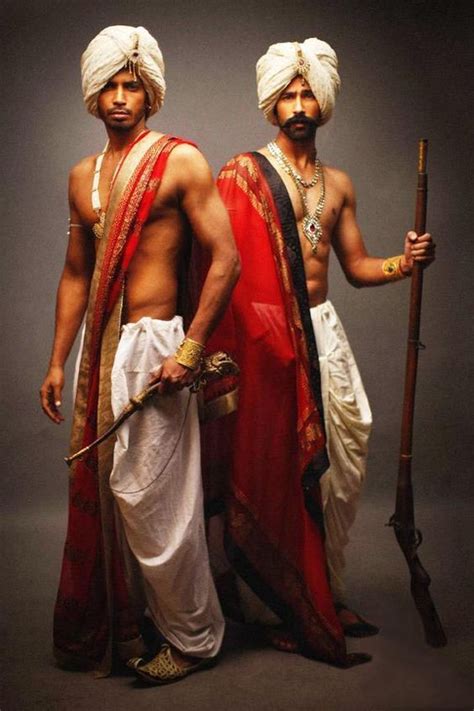Dhoti And Turban Indian Traditional Mens Style Traditional