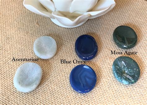 Worry Stone Worry Coin Fidget Stone Thumb Stone Soothing Etsy Worry