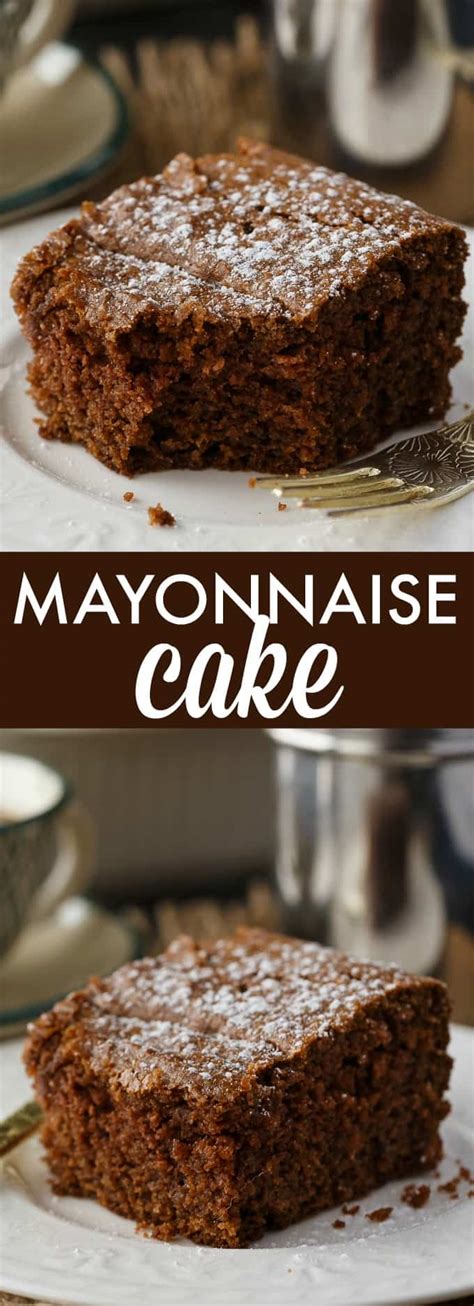 Mayonnaise Cake Simply Stacie