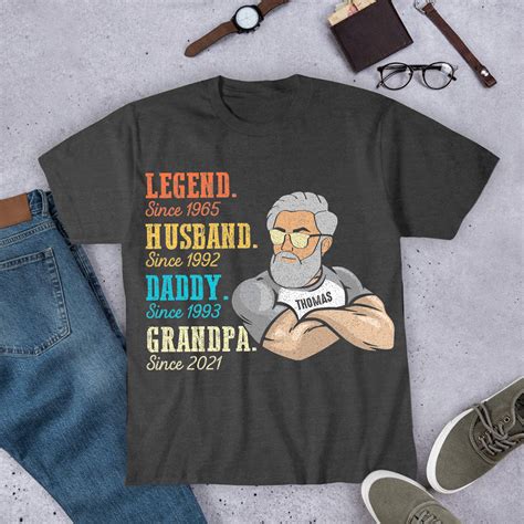 Legend Husband Daddy Grandpa T Shirtfathers Day Shirt Etsy