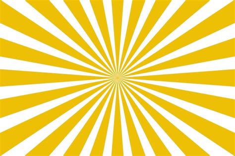 Premium Vector Modern Yellow Sunburst Abstract Background Sunrays