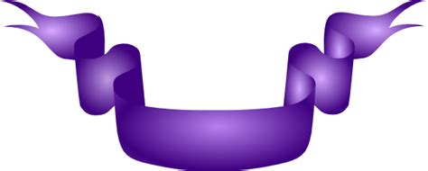 Purple Ribbon Banner Clipart Png Clip Art Library