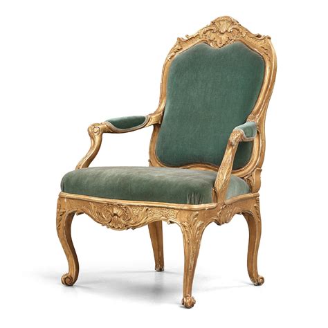 A Large Swedish Rococo Armchair By Carl Magnus Sandberg Master In