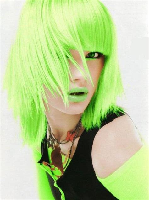 Neon Green Hair Tumblr