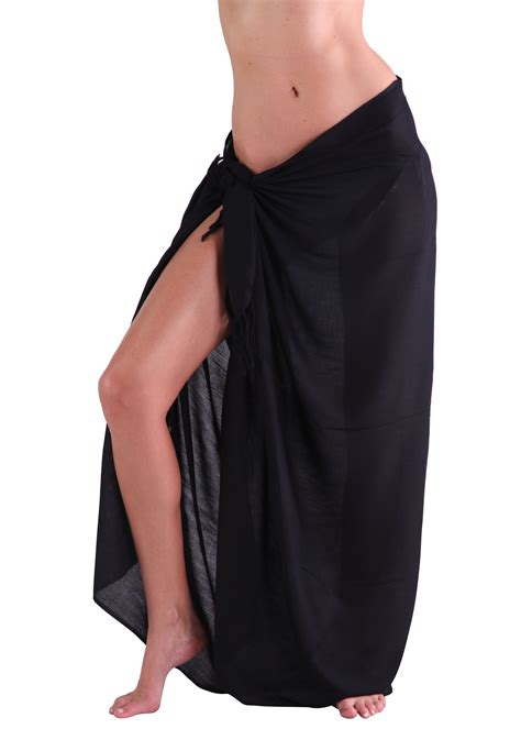 Ingear Swimwear Long Batik Sarong Multi Wear Pareo Canga Swimsuit Beach Wrap For Women One Size