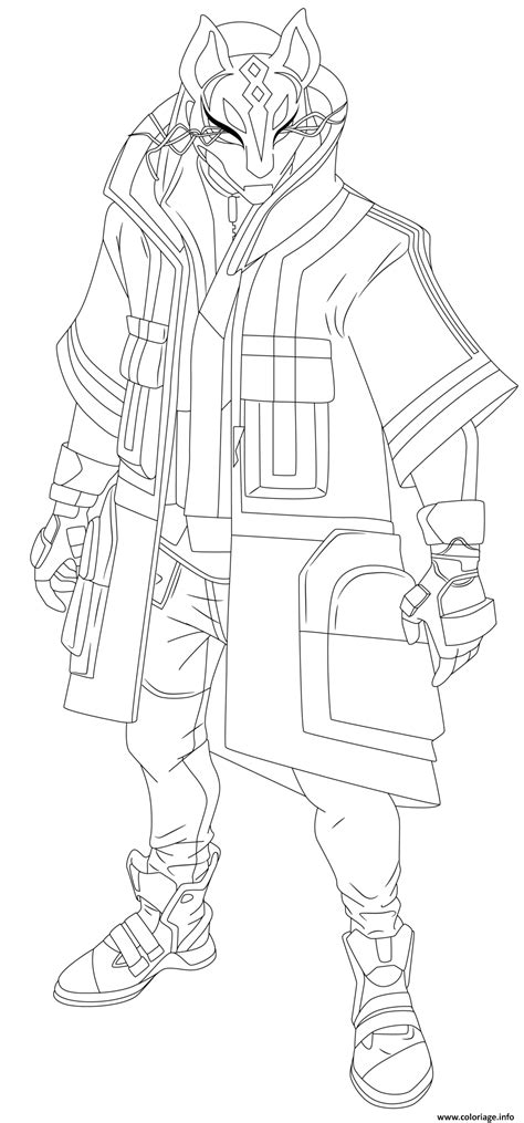 Coloriageinfo vous presente le dessin abstrakt fortnite skin pdf en ligne gratuitement dune qualite superieur. Coloriage Drift Fortnite Hd Dessin Fortnite à imprimer