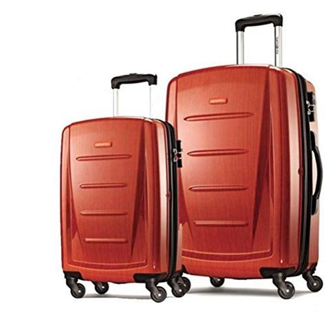 Luggage Sets Collections Samsonite Winfield 2 Fashion Hardside Spinner 20inch 24inch Orange