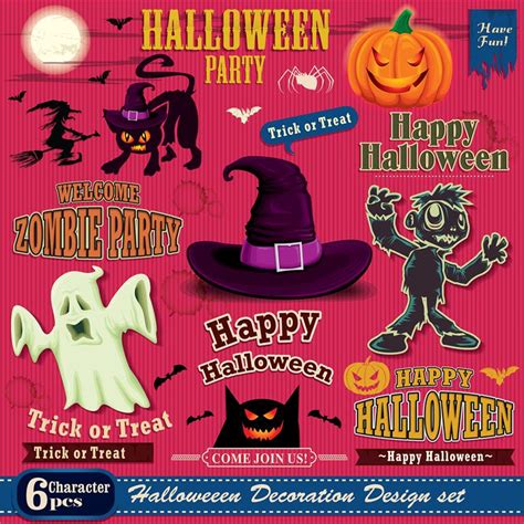 5 Free Halloween Party Designs For Graphic Designers Vectors