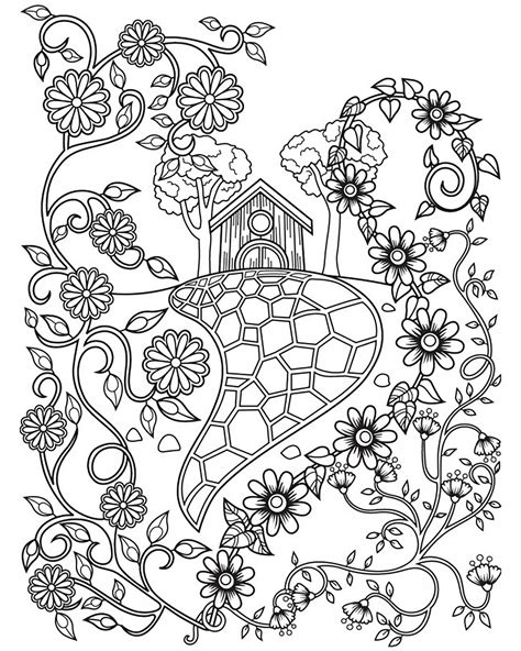 Maybe you would like to learn more about one of these? Fairy tale house and flowers - Fairy tales Coloring Pages ...