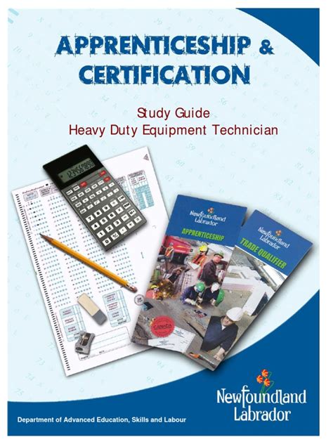 Study Guide Heavy Duty Equipment Technician Department Of Advanced
