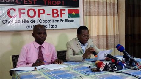 Burkina Faso Lopposition Appelle à Larrestation Dun Conseiller Du