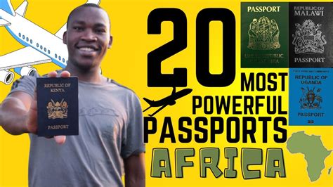 Top 20 Most Powerful African Passport 2023 Passport Ranking Africa
