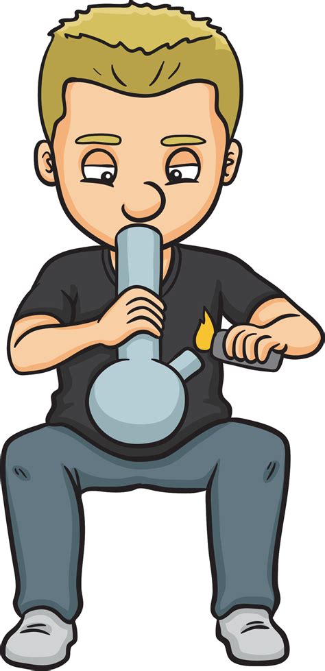 Smoking Clipart Cartoon Person Smoking Cartoon Person Transparent Free