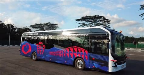 first volvo full size autonomous electric bus tested on ntusgsmartcampus viral zone 24