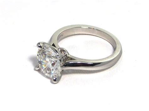 As you may well expect, they are at the high end of the range in terms of cost. Cartier Platinum Solitaire 1895 Diamond Ring 2.86ct FVVS1 at 1stdibs
