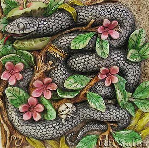 How was the serpent able to enter the paradise of eden? Snake Tile New HK Garter Of Eden Byron Secret Garden ...