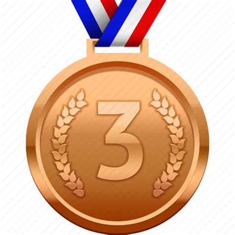 Award Bronze Medal Prize Third Third Place Icon