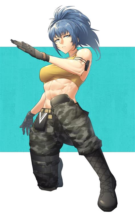 Leona Heidern The King Of Fighters Image By Houjoh