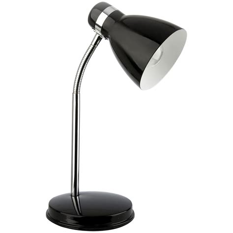 Sxe All Metal Led Desk Lamp With Adjustable Neck Black Sxe88034bk