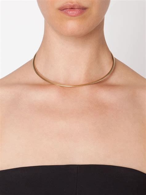 Swtch 14kt Yellow Gold Choker Chain Necklace Gold Necklace Gold