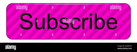Subscribe Button Purple On White Background â€ Illustration Stock