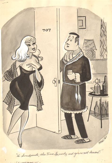 Very Sexy Blonde Gag 1960 Humorama By Pierre Manent