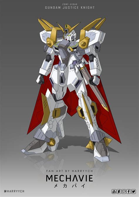 Artstation Zgmf X19ak Gundam Justice Knight Harry Ych In 2021