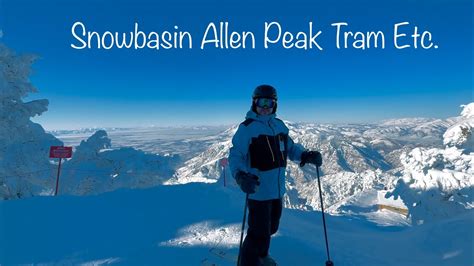 Snowbasin Allen Peak Tram And More Youtube