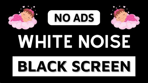 White Noise Black Screen 24 Hours Sleep Better With White Noise And