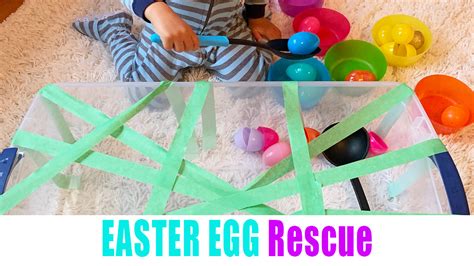 Easter Egg Rescue Sensory Bin Happy Toddler Playtime