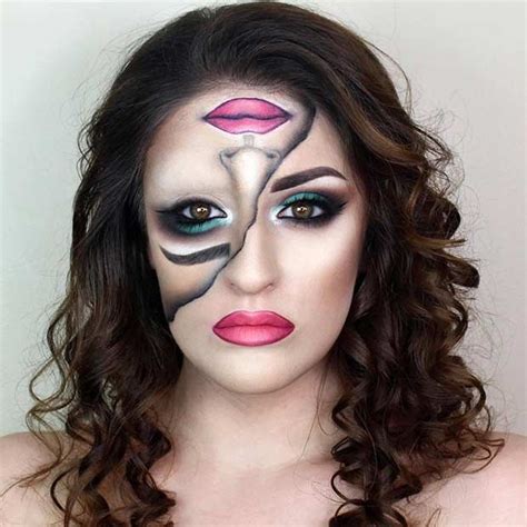 25 mind blowing makeup ideas to try for halloween stayglam halloween costumes makeup