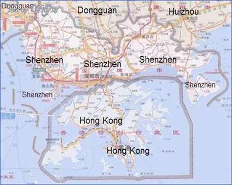Shenzhen Map Hong Kong
