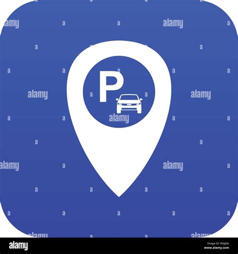 Blue Badge Sign And Parking Stock Vector Images Alamy